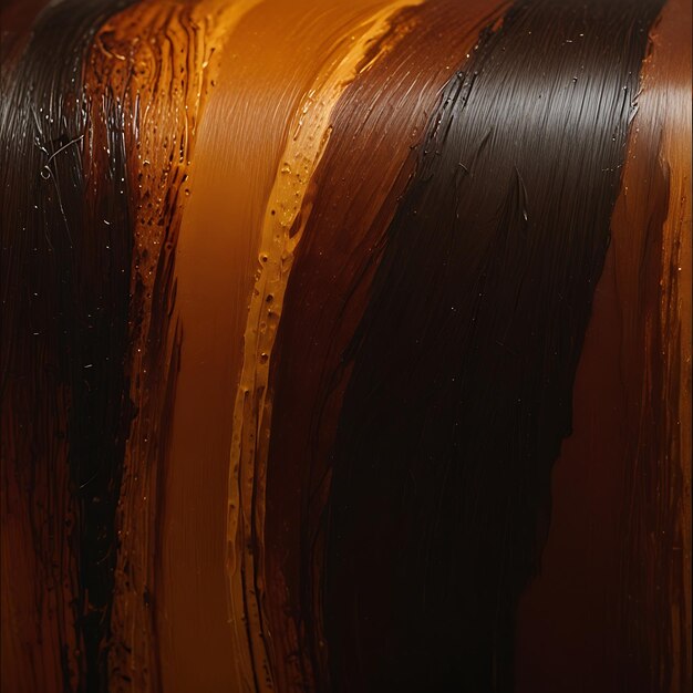 Photo rich blend of warm caramel transitioning into dark amber in a deep luxurious color gradient