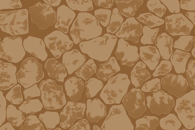 Photo rich brown stone texture seamless vector illustration