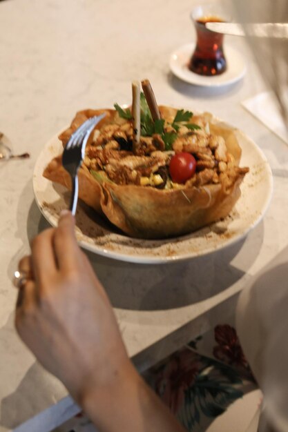 Rich and delicious Turkish breakfast