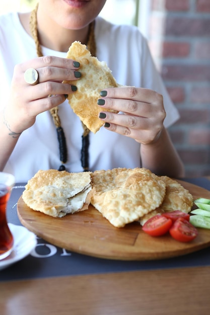 Rich and delicious Turkish breakfast