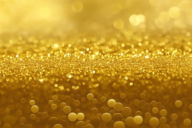 Rich gold background AI render