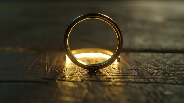 a ring with a light on it and a light on it