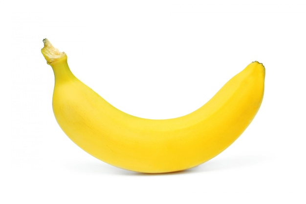 Ripe banana isolated 