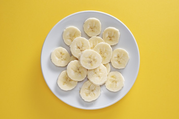 Ripe banana slices