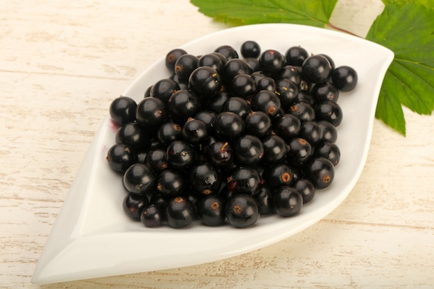 Ripe black currants