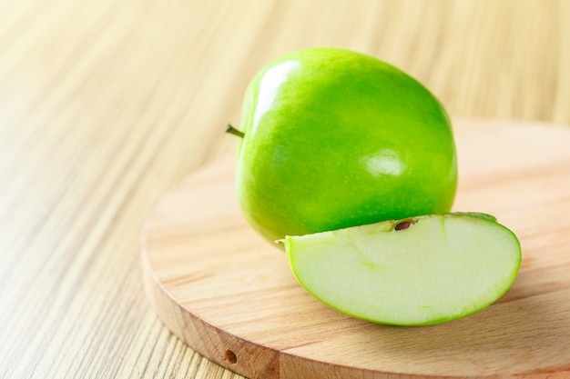 Ripe green apple