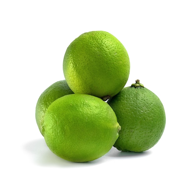 ripe and juicy limes with a thin aroma