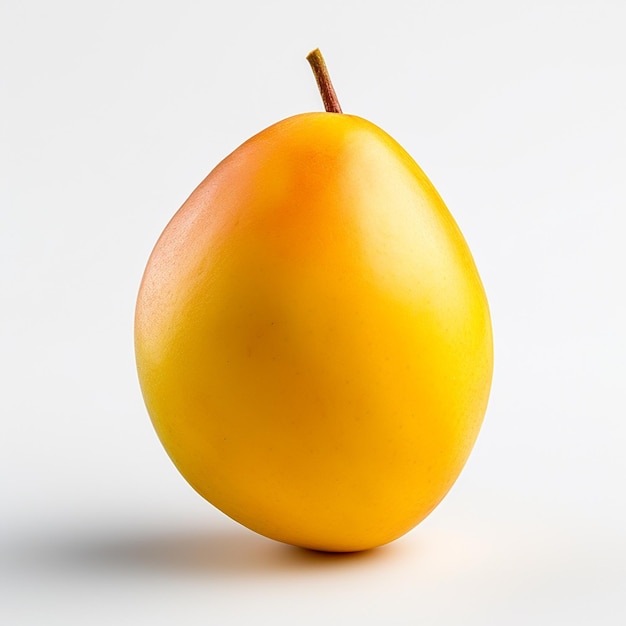 Ripe mango with water drops