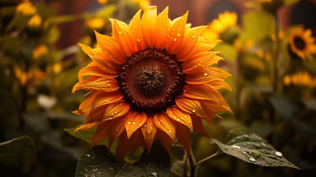 Ripe sunflower