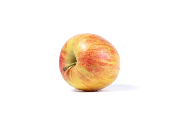 Ripe sweet apples highlighted on a white background