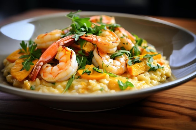 Risotto with Seafood and Lemon Zest yummy delicious LasagnaRisotto image