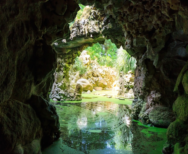 River in caves