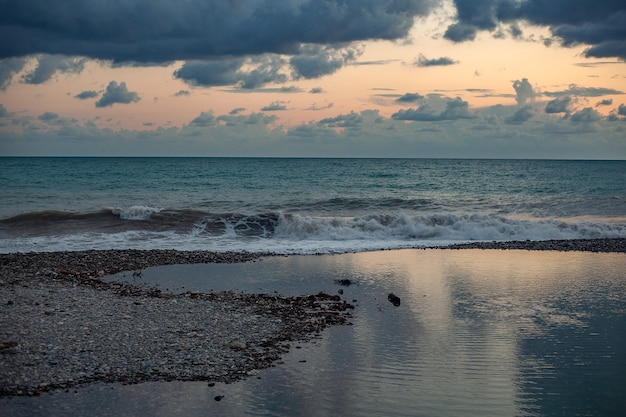 River flowing into Black Sea