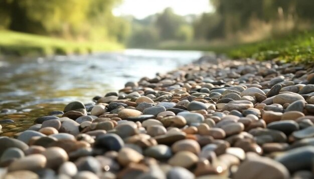 Photo river rocks by the stream