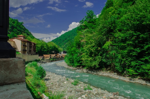 River in Sochi Mountains