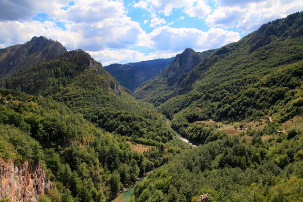 River valley in the mountains