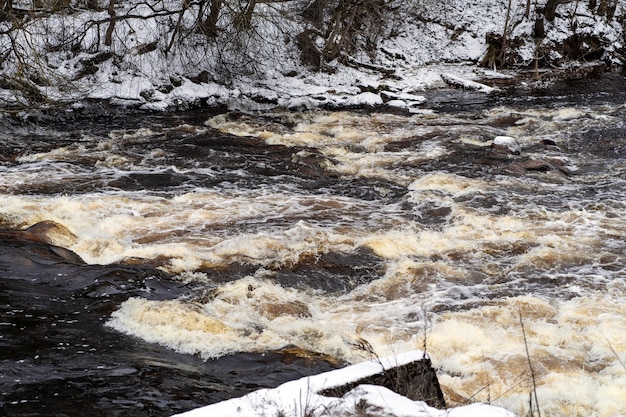 A river with the word river on it