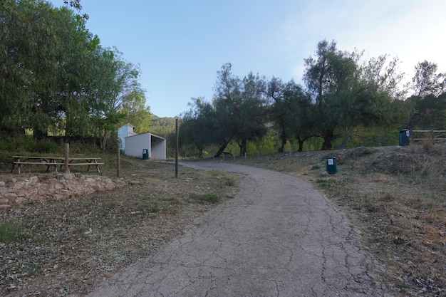 The road to the camp site