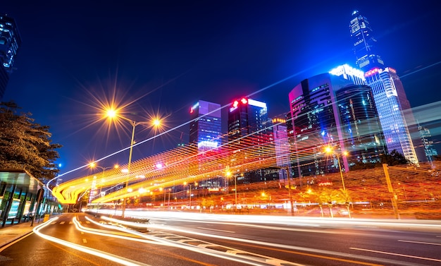 The road in the city of shenzhen,china