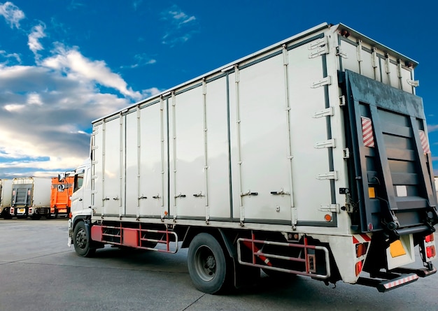 Road freight industry truck cargo transport shipment