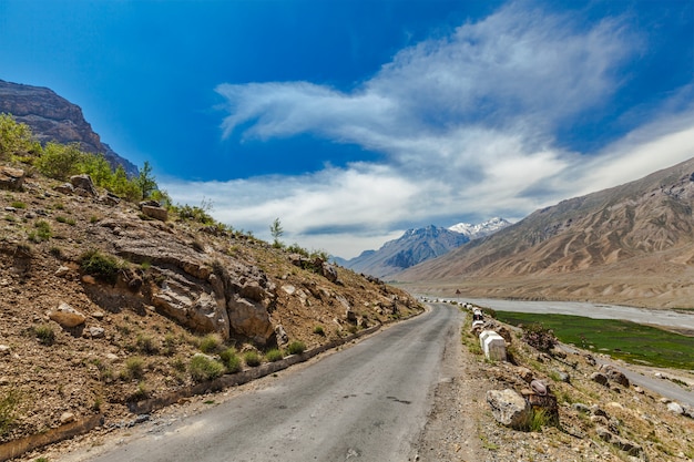 Road in Himalayas