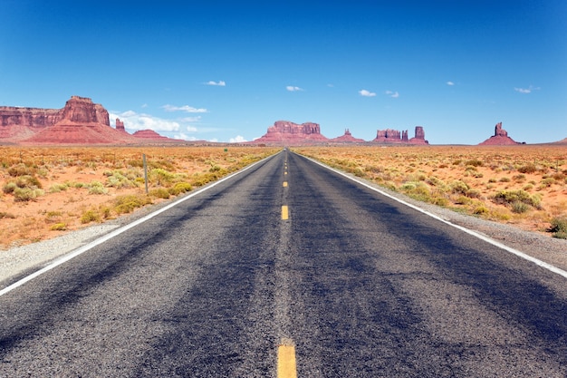 Road to the Monument Valley, Arizona