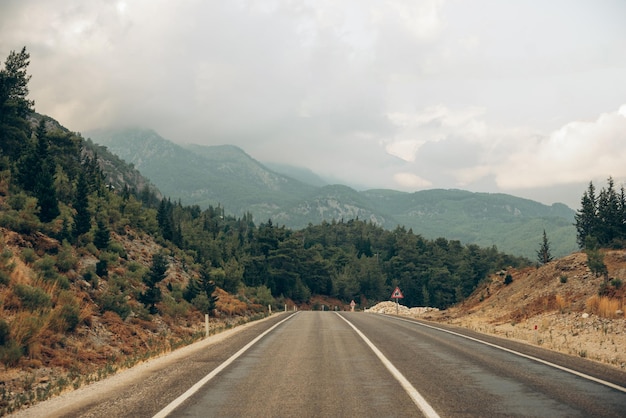 road to the mountains road Turkey