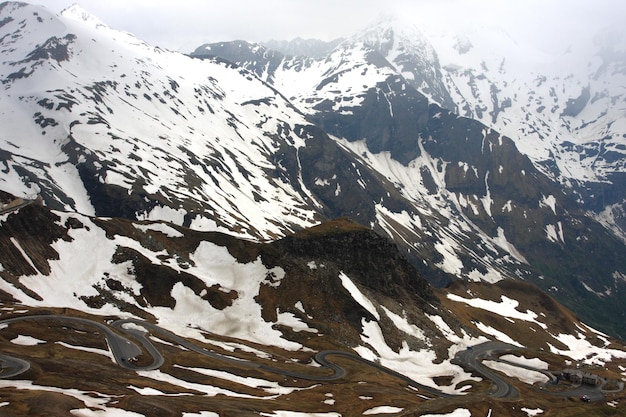 Road at the mountains