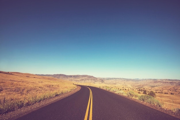 Road in prairie