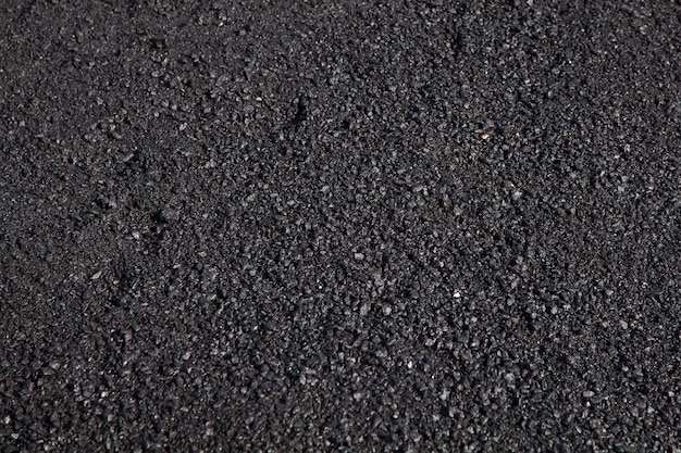 Road repair, asphalt close up