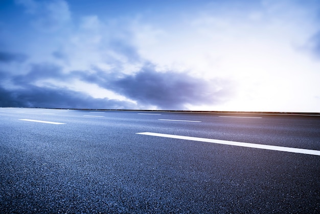 Road and Sky Landscape