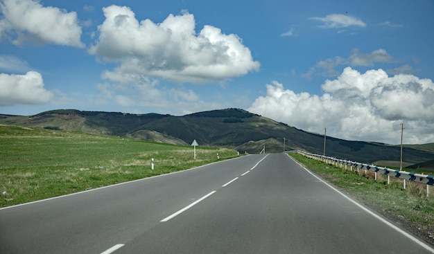 Road through the hills