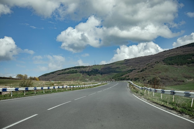 Road through the hills