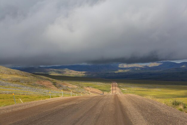 Road in tundra