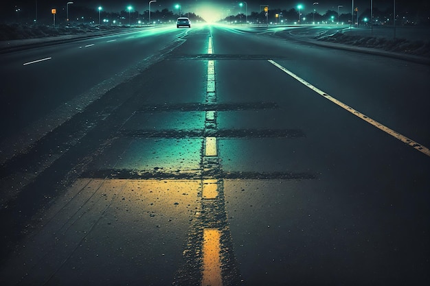 A road with a sign that says'drive in the middle '