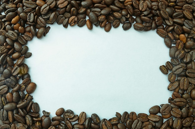 roasted arabica coffee beans close-up