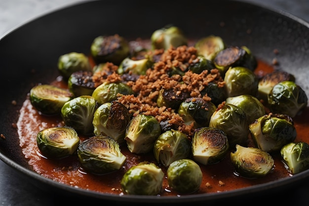 Roasted Brussels Sprouts With Gochujang Brown Butter