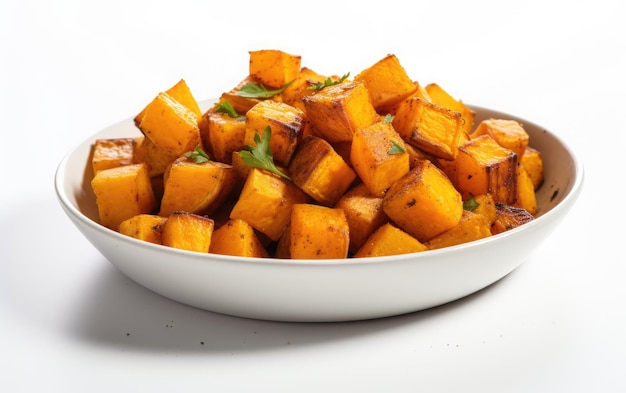 Roasted Butternut Squash with a Fresh Sprig of Rosemary