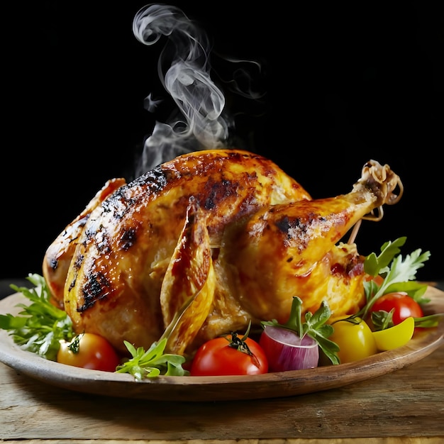 Roasted chicken photo