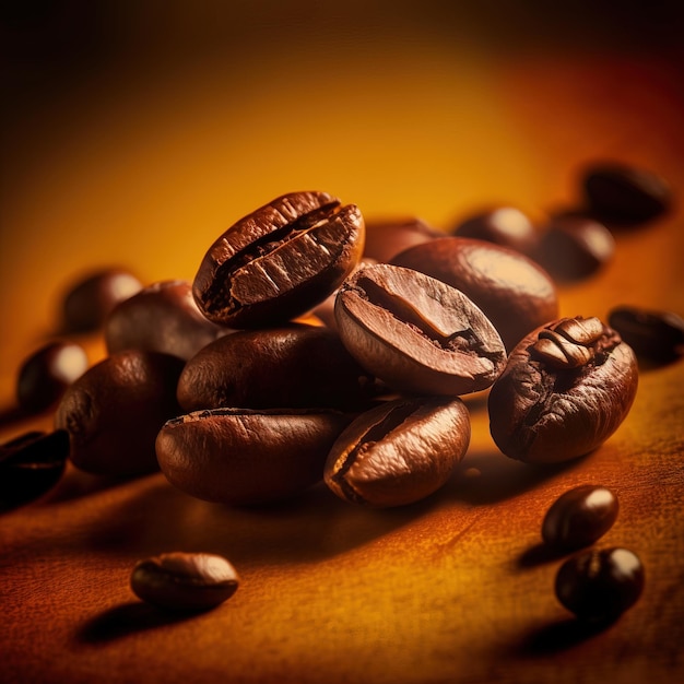 roasted coffee beans generative ai