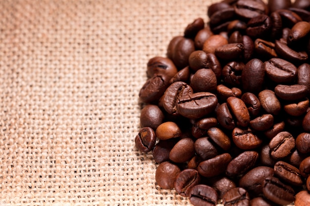 Roasted coffee beans