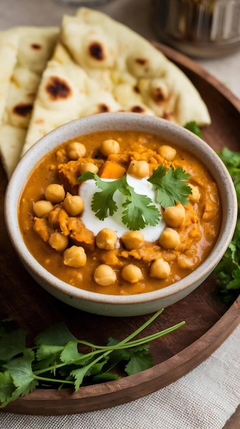 Roasted Crown Pumpkin and Chickpea Curry with Chhonk