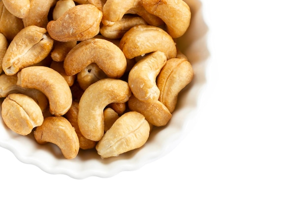 Roasted and salted cashews nuts