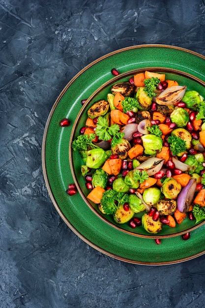 Roasted vegetable salad