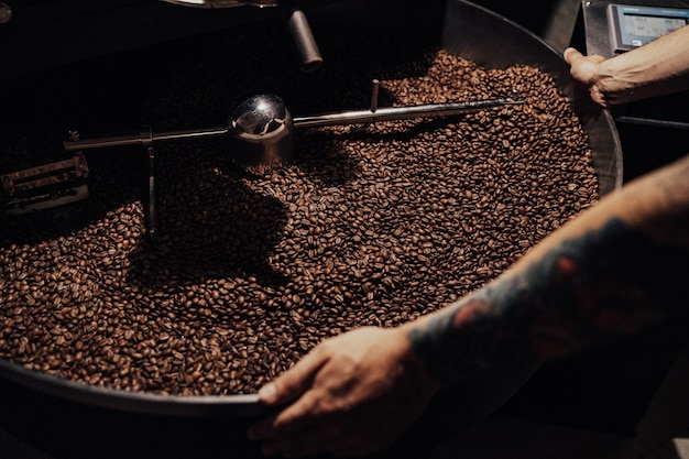 Roasting coffee