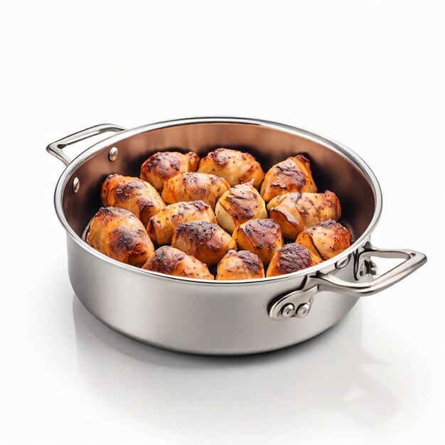 Photo roasting pan isolated on a white background