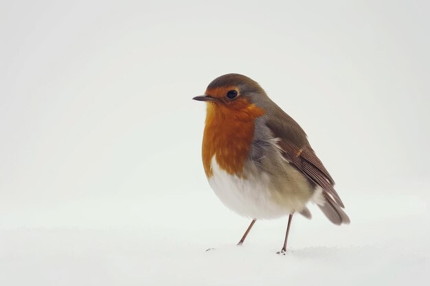 Photo robin isolated on white background