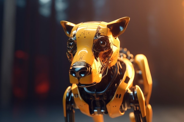 Robot 3d dog Generate Ai