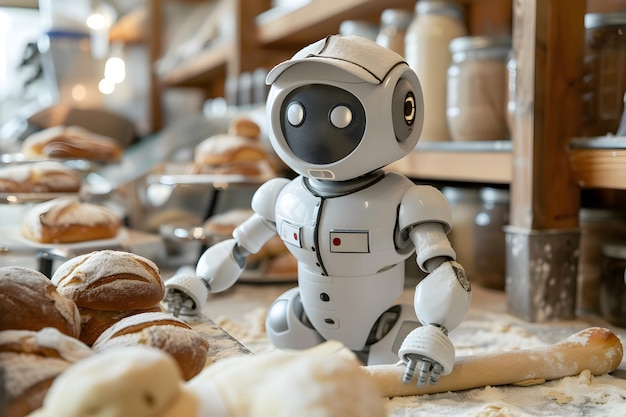 Robot Baker in Bakery