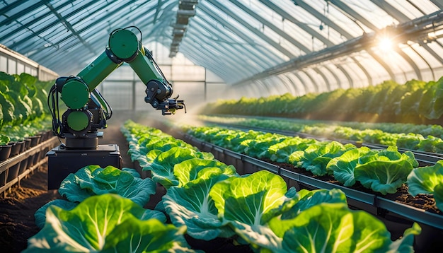 Robot manipulator with smart farming technology robotic agriculture